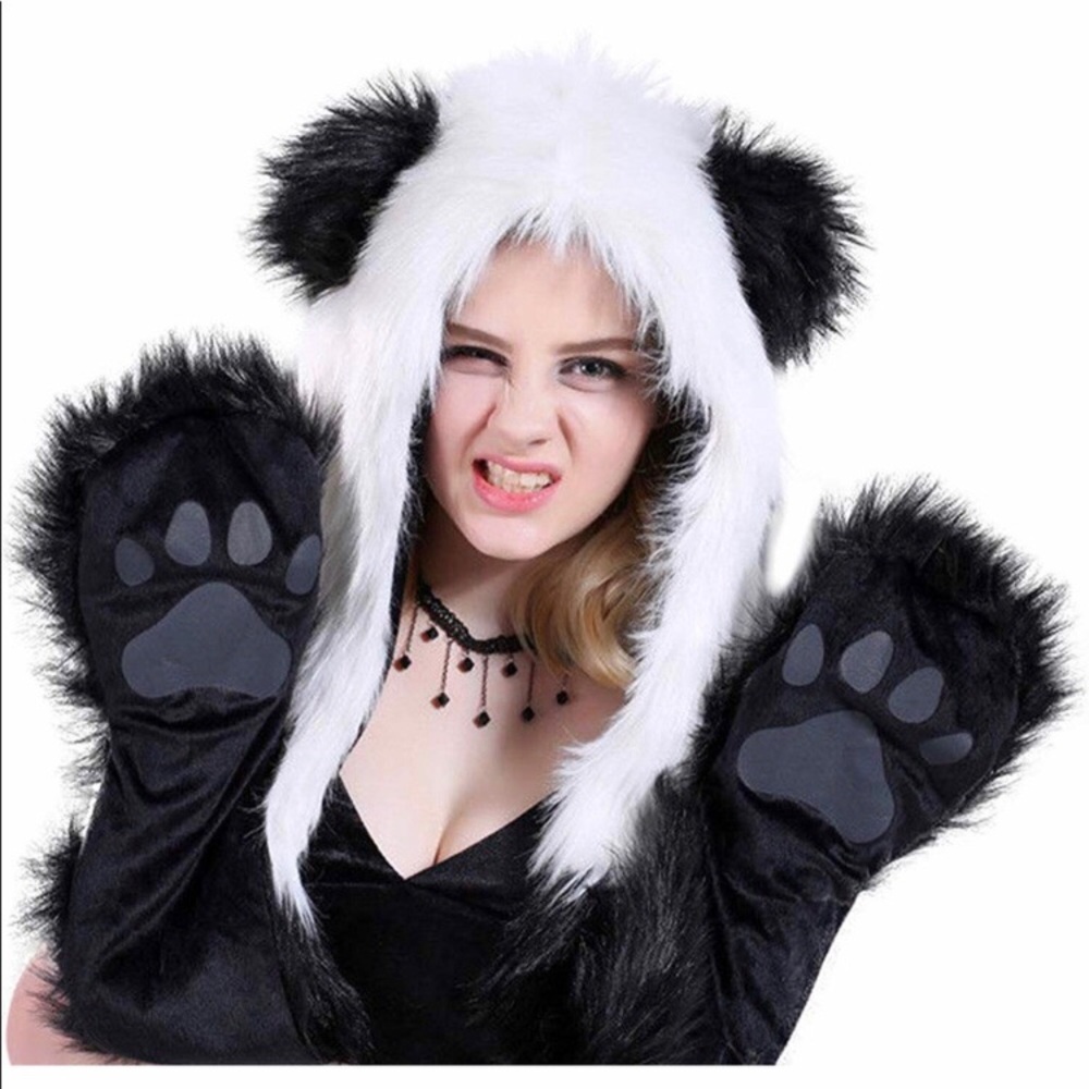 Panda Scarf/Hoodie 🐼